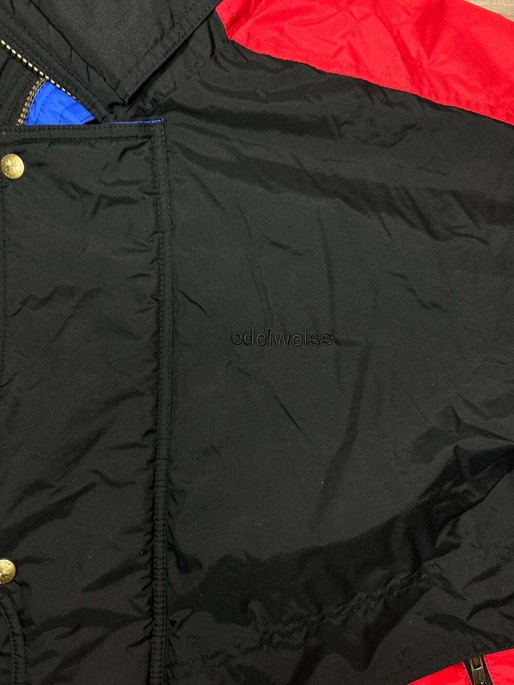 Vintage 1980s Edelweiss Colorblock Ski Jacket Men's XL - Picture 3 of 13